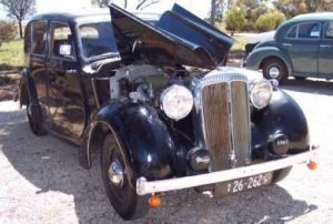 Ian and Judith Mathews 1947 Daimler